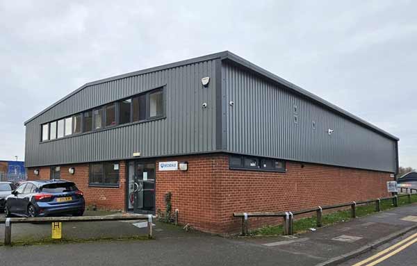 Beckdale 3PL warehouse facility in Leicester UK - external street view